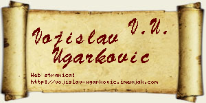 Vojislav Ugarković vizit kartica